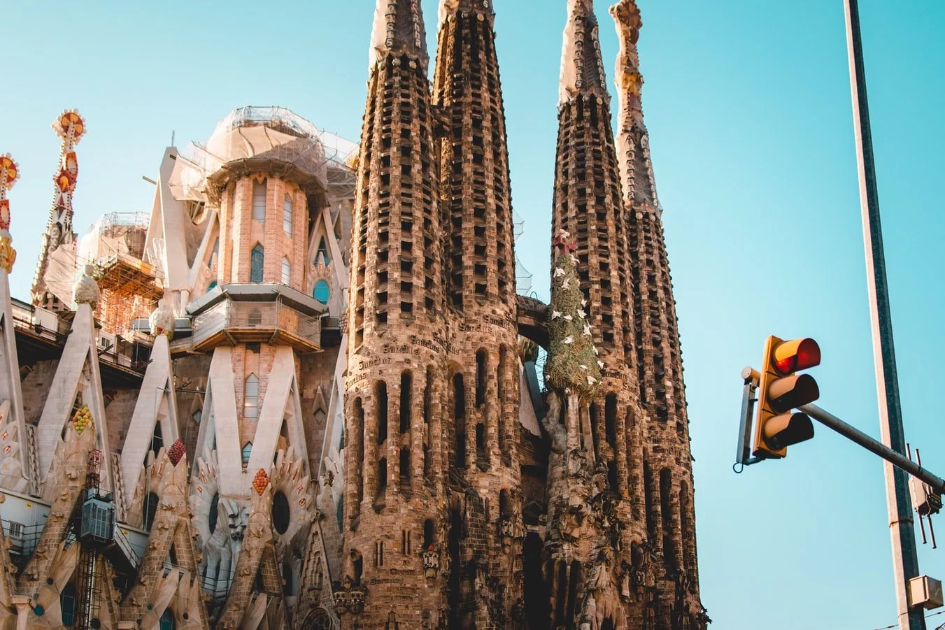 La Sagrada Familia in Barcelona Spanien