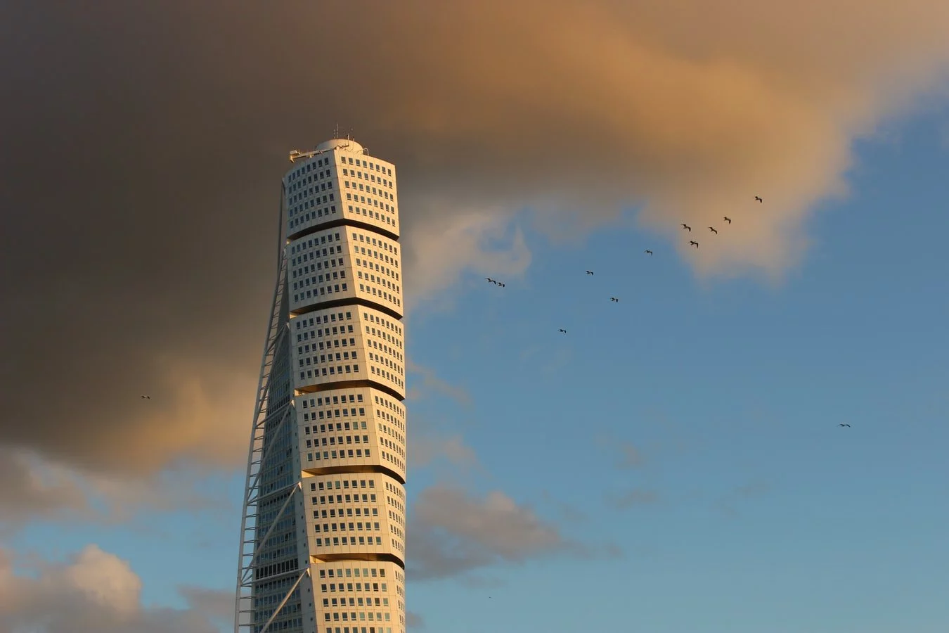 Turning Torso Wolkenkratzer in Malmö Schweden